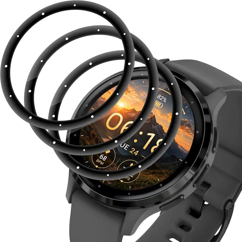 Elecshion 3 Stück Schutzfolie für Garmin Venu 3s,handyfolie,9H Härte,Anti-Kratzen,display folie Film