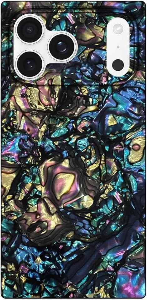 Flaunt Official Square iPhone 17 Pro Max Case - Abalone Shell