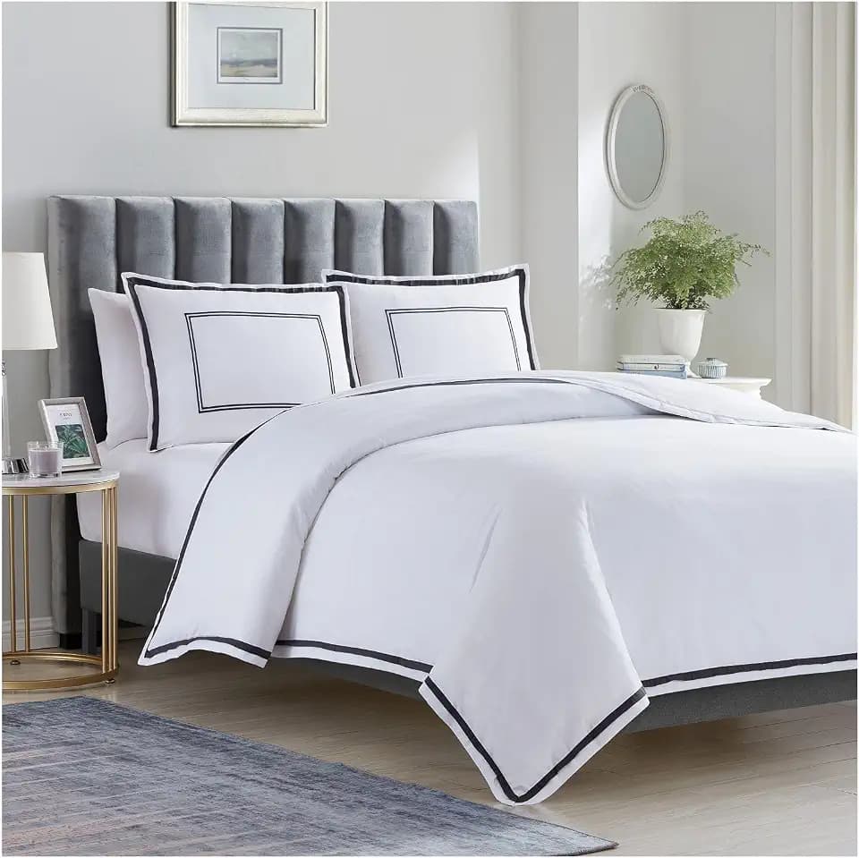 Mellanni Duvet Cover Set - 3 PC Iconic Collection Bedding Set