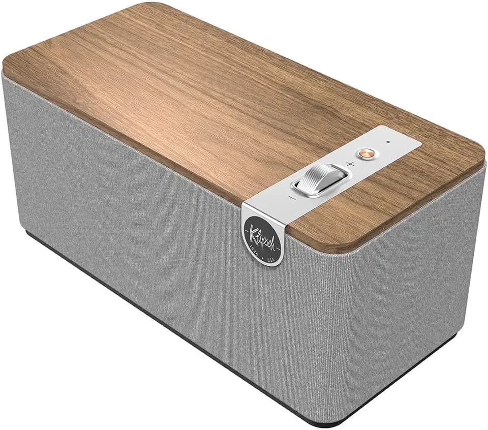 Klipsch The One Plus Premium Bluetooth-Lautsprechersystem Walnut