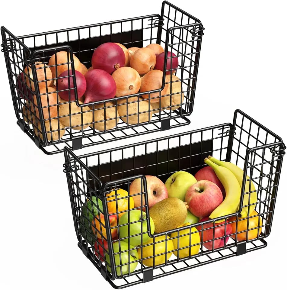 Magnetic Shelf for Fridge - Fruit & Vegetable Storage Organizer