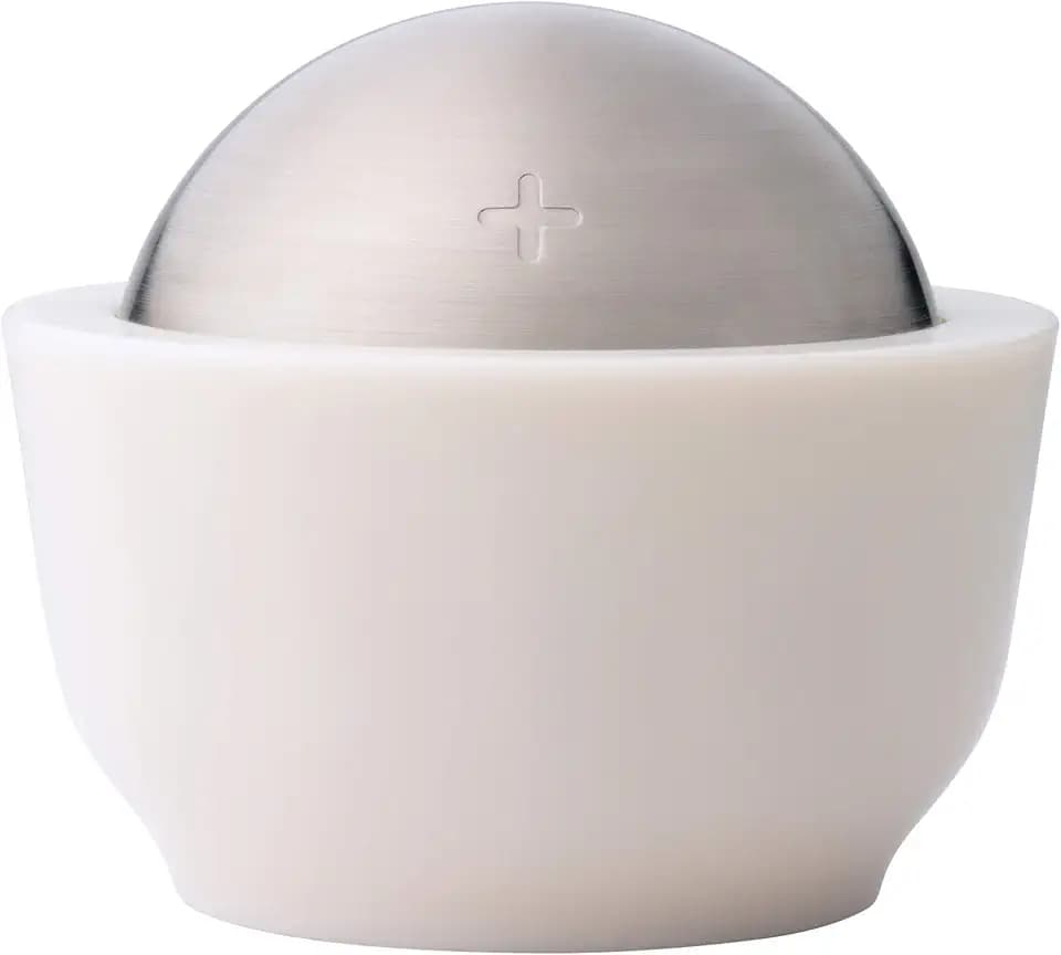 Chef'n 101-738-237 Dash Salt & Sugar Cellar with Flip Top Cover, 3 7/8-inches by 4 1/4-inches, White