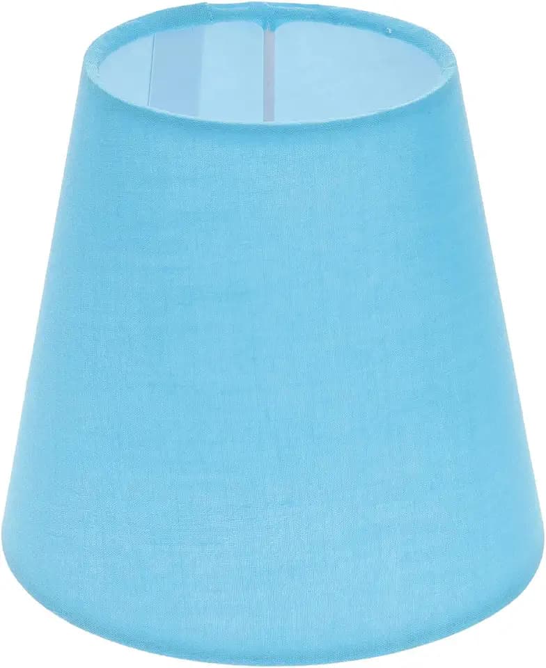 Lurrose Barrel Fabric Lampshade Cloth Shade Wall Covers Replacement Shade for Table Floor Pendant, Blue, 14X14X13CM, 5576S73SI8911XFAQ