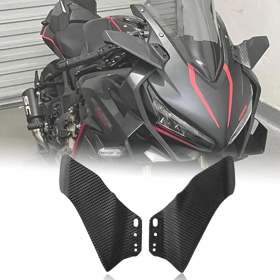 WOOGA Motorrad Front verkleidung Aero dynamische Winglets Dynamic Wing Kit Für CBR600RR CBR1000RR S1000RR GSXR1000 YZF-R25 Z1000SX GSX-R 600/750 Zubehör