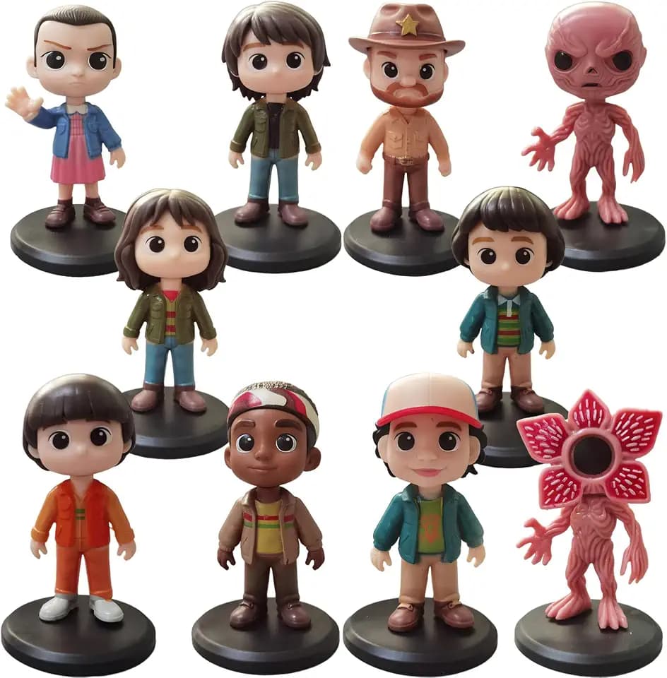10Pcs Figure,Character Model Collectable Figure Creative Gift for Fans