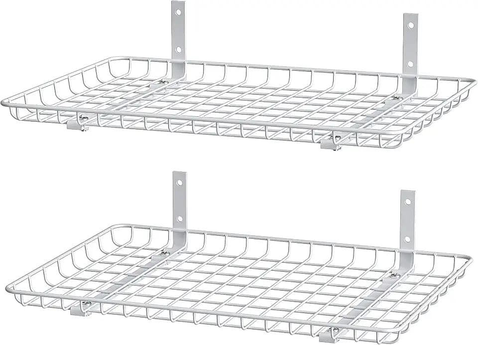 EVERHANGER Garage Wall Shelves 12x24 Inch, Wall Mounted Storage Shelf