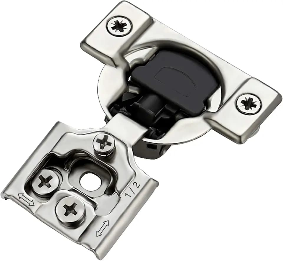 Soft Close Hinges for Kitchen Cabinet Hinges, 1/2 Inch Overlay, 30 Pack