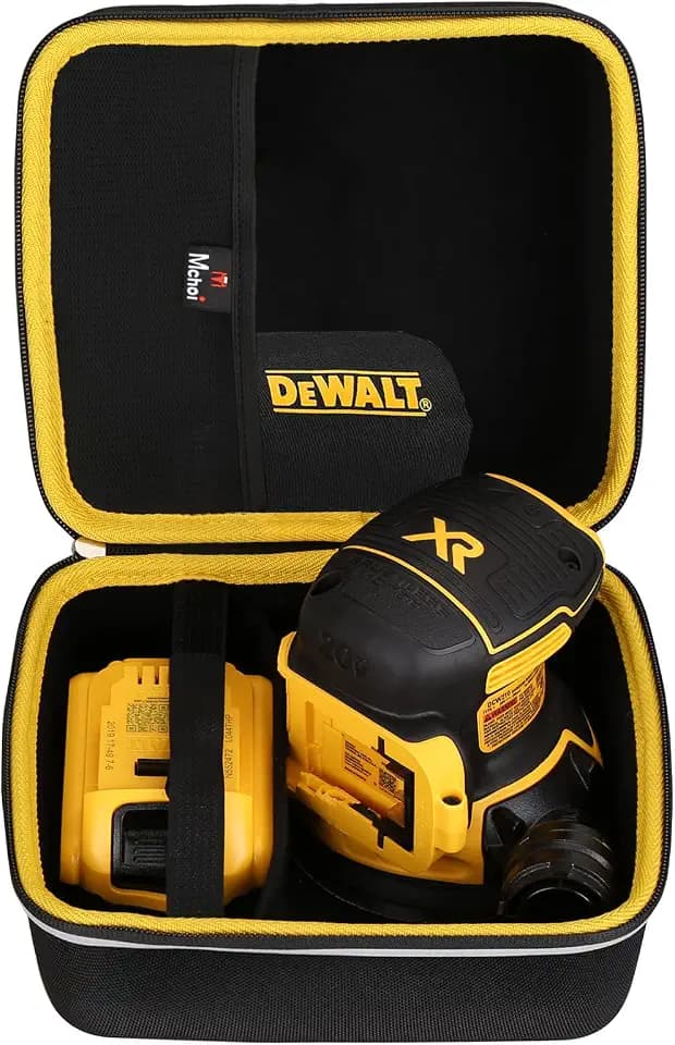 Mchoi Hard Portable Case Compatible with DEWALT 20V MAX Orbital Sander Tool DCW210B,Case Only