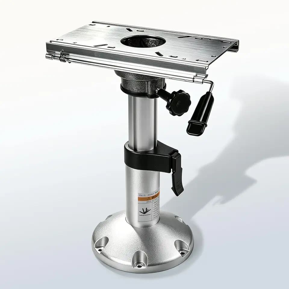 Boat Seat Pedestal Aluminum Adjustable Height Locking Base