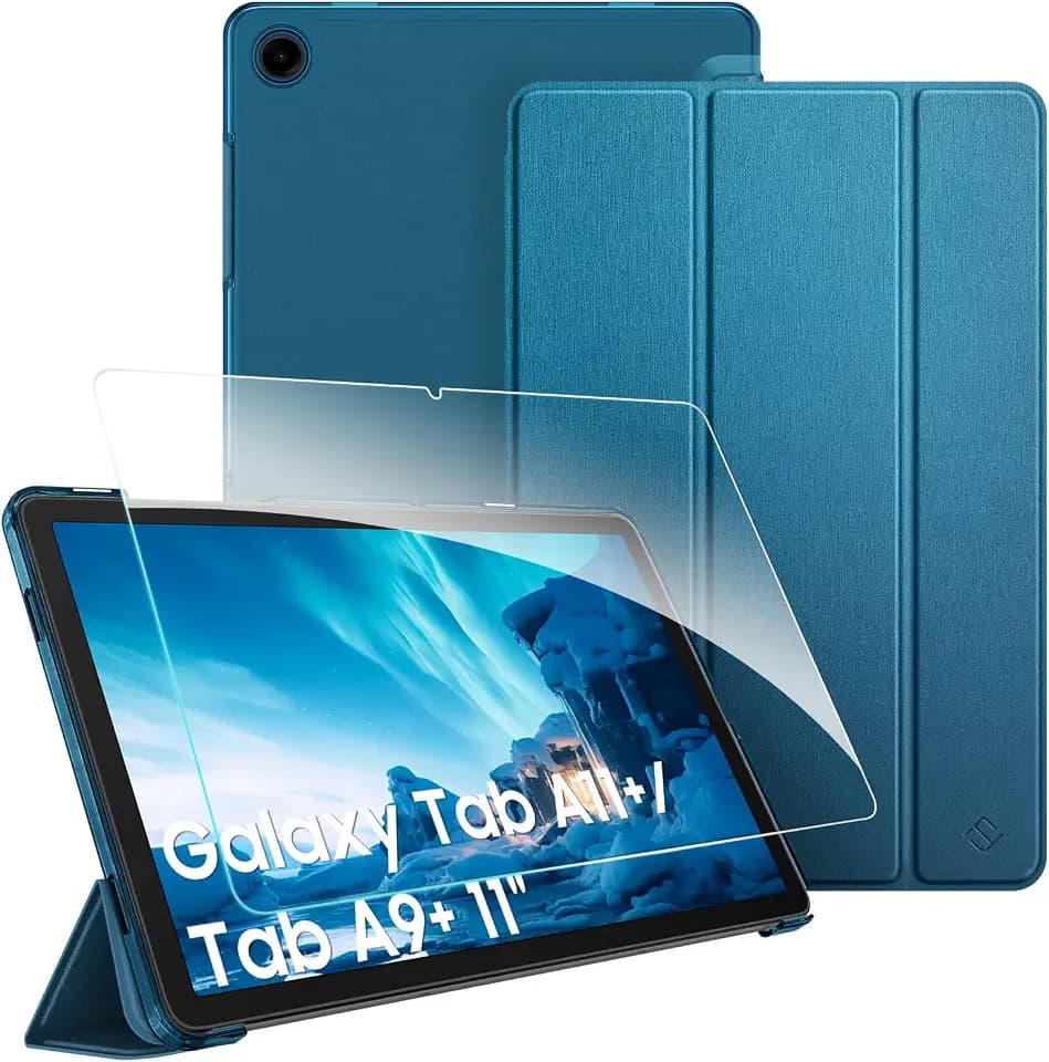Fintie Hülle mit Schutzfolie für Samsung Galaxy Tab A11+ Plus/Tab A9+ 11"