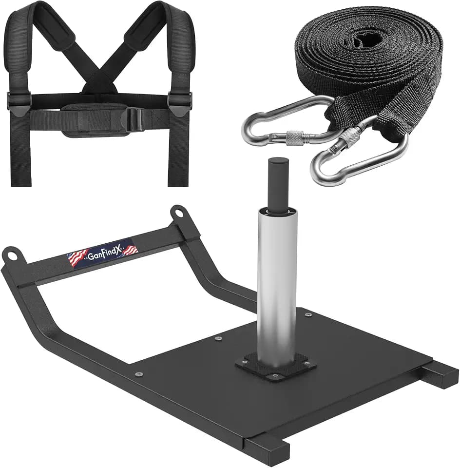 GanFindX Workout Weight Sled for Speed & Athletic Strength Training