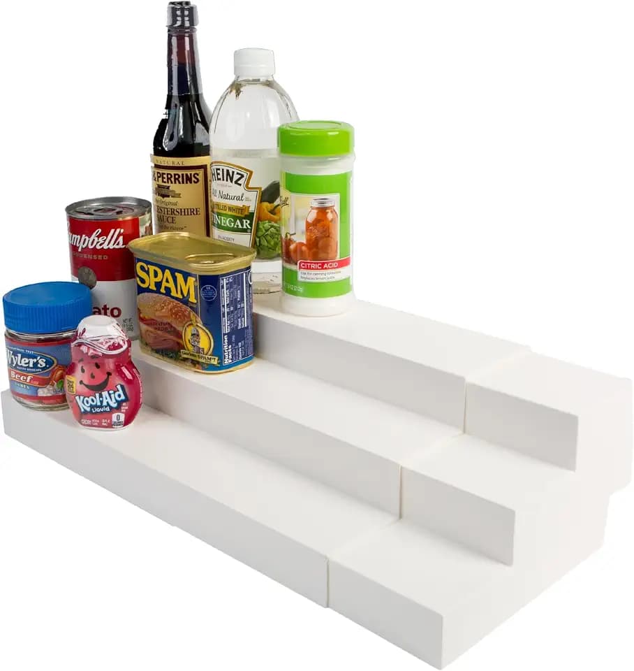 Dial Industries 3 Tier Expandable Pantry Shelf Organizer, Standard