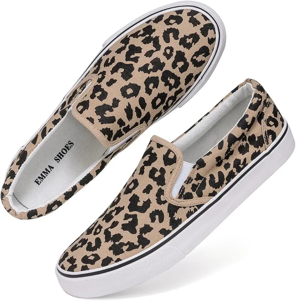 Emma Shoes Canvas Slip On Sneakers for Women