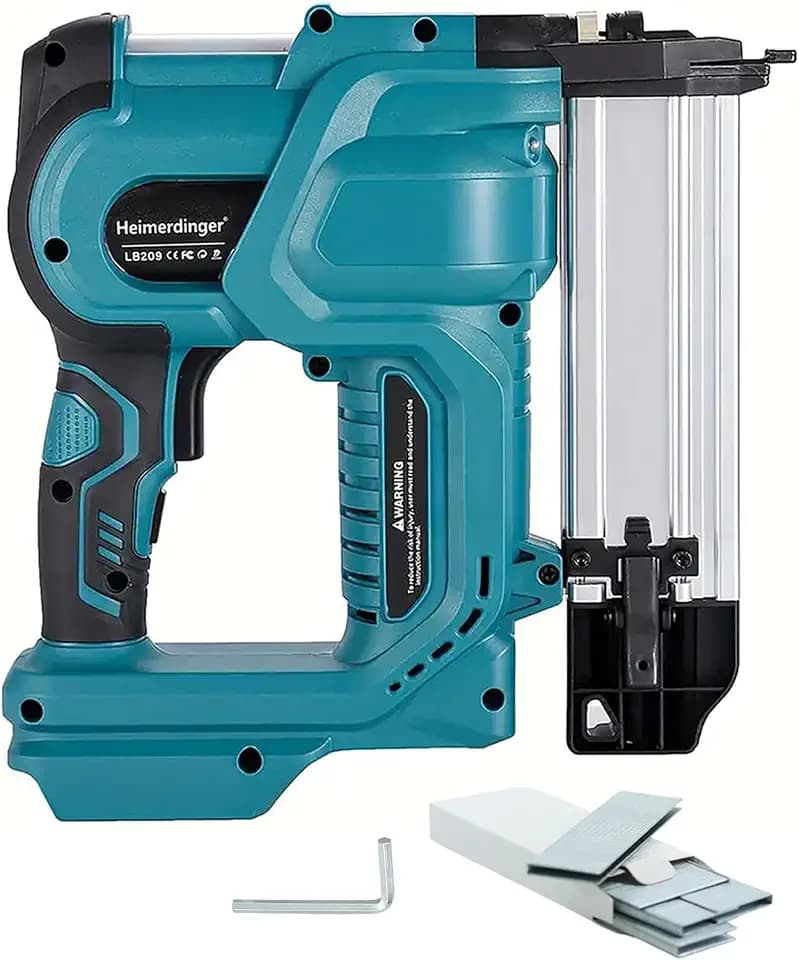 2-in-1 Brad Nailer & Stapler for Makita 18V Battery, 18GA Cordless Nail Gun