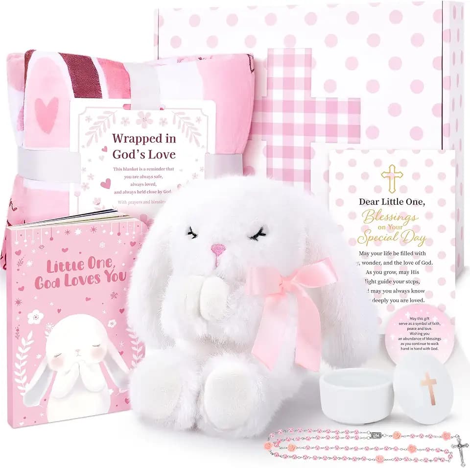 Baptism Gifts for Girl, Christening Gift for Baby Girls, Dedication Gift