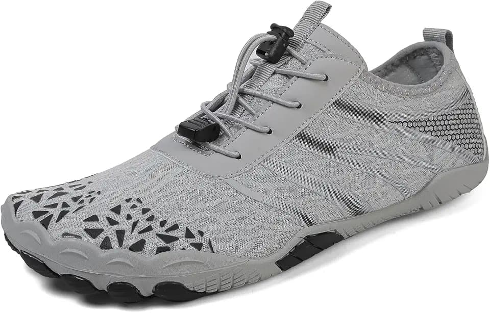 Hike Barefoot Water Shoes for Women Men, Barefoot Shoes with Wide Toe Box, Non-Slip & Quick Dry Breathable Aqua Socks for Beach Pool Aqua Swim Surf Hiking Walking Shoes