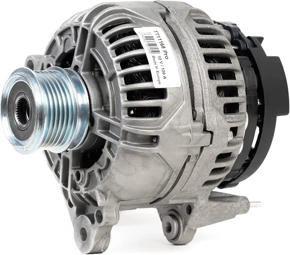 TT11168 PRO Lichtmaschine 12V, 120A. Kompatibel mit Audi A3, FORD, SEAT, SKODA, VW. Ausgezeichnetes Preis-Leistungs-Verhältnis. Einfache Installation und Garantie.