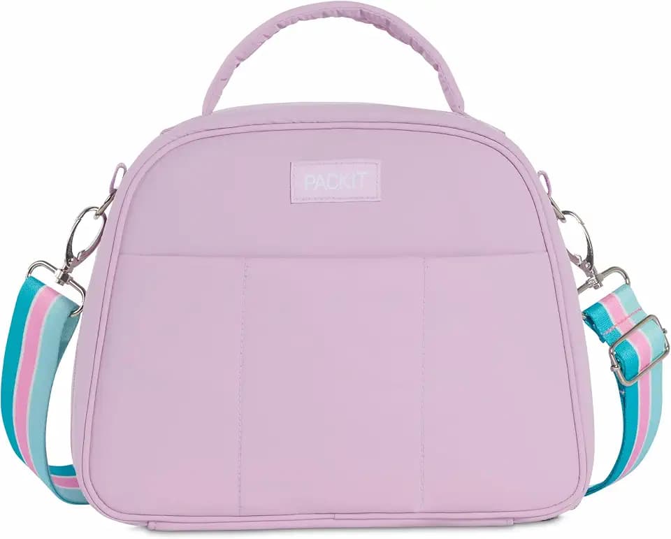 PackIt Freezable York Lunch Box 3.8L Capacity, Lavender