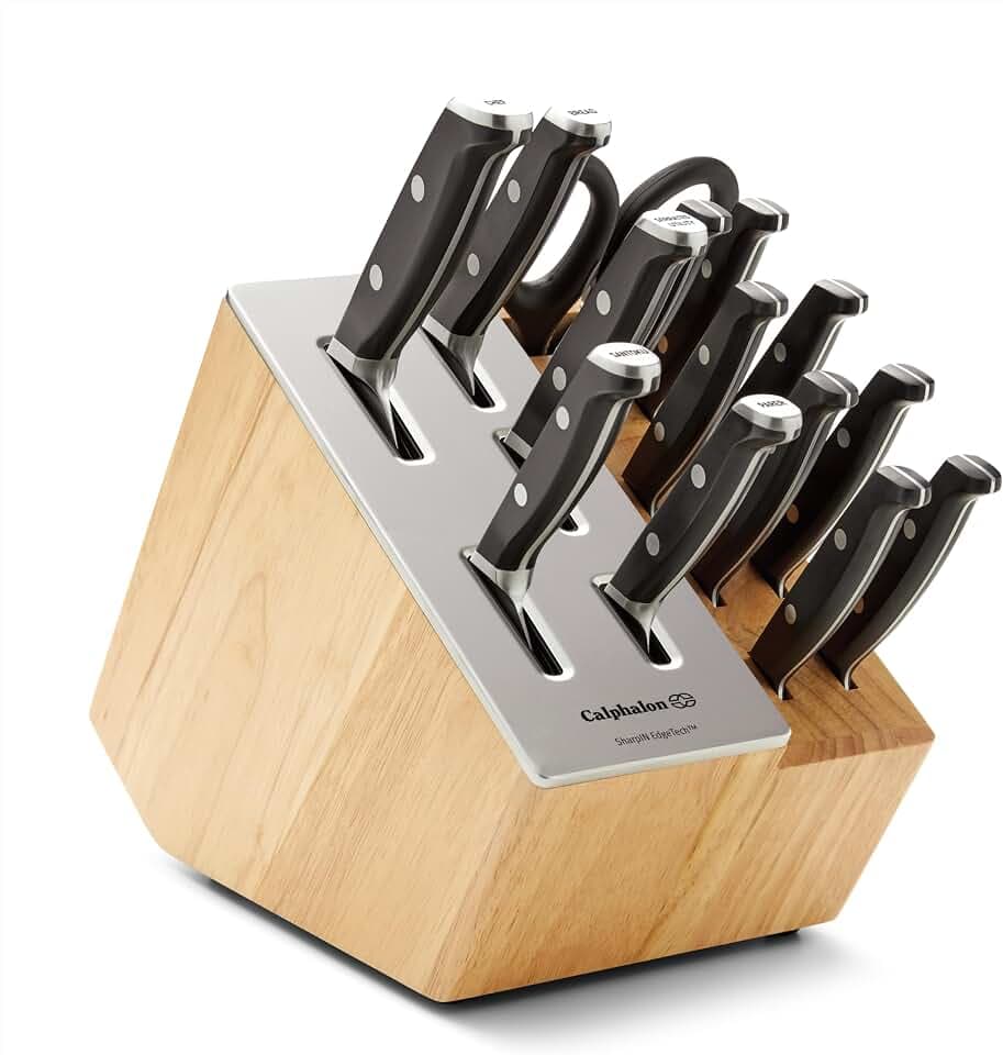 Premier by Calphalon® 15-Piece Knife Set with SharpIN™ Edgetech