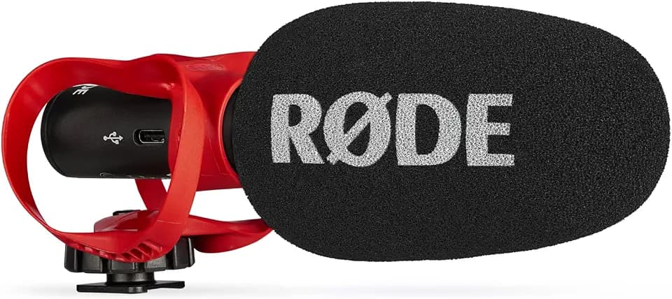 RØDE VideoMic GO II Ultra-kompaktes On-Camera Richtrohrmikrofon mit 3,5-mm- und USB-Ausgängen für Filmproduktion, Content-Erstellung, Podcasting und Videotelefonie