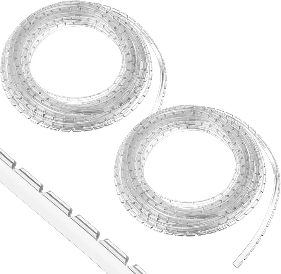 Pangda 2 Pcs Clear Rubber Glass Retainer for Cabinet Doors, 52.49 Ft/ 16 M