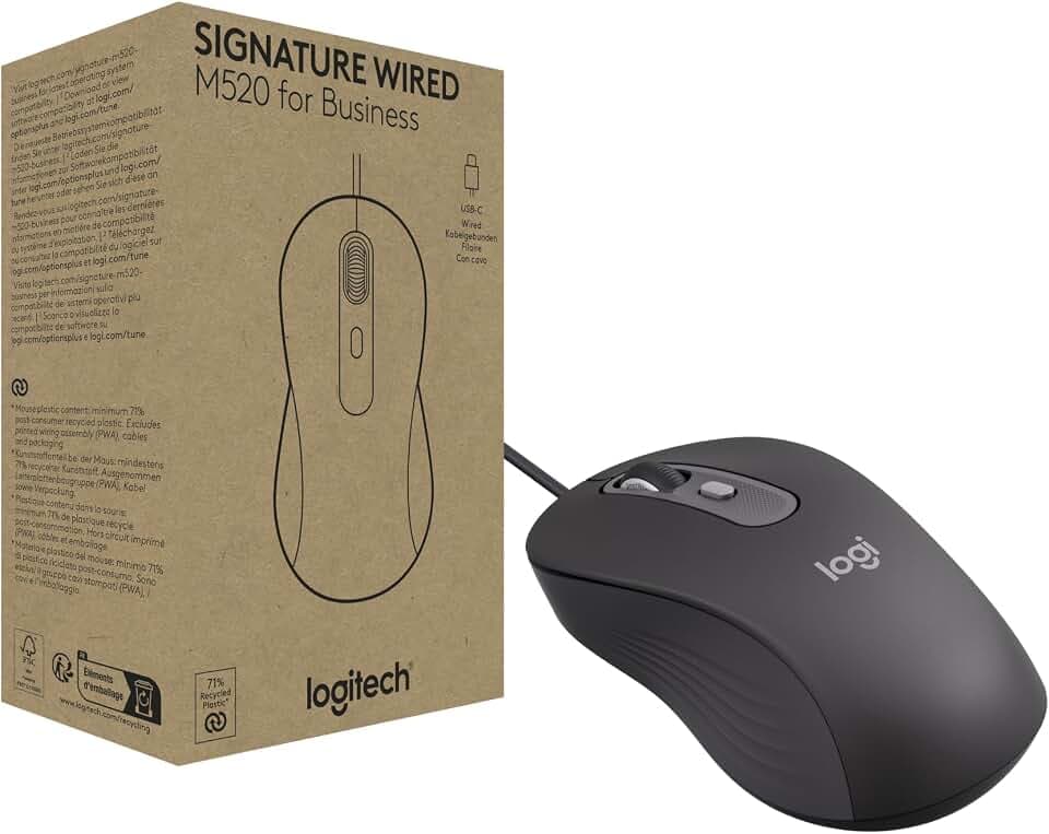 Logitech Signature Wired M520 for Business