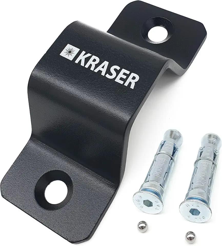 KRASER KR40B Anker Boden-oder Wand-Diebstahlsicherungsanker aus Hochfestem Stahl Bodenanker Wandanker für Kette, Sicherheitsmotorrad, Fahrrad, Anhänger, Kompakt