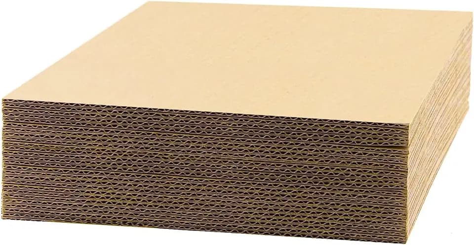Golden State Art 16x20 Inch Corrugated Cardboard Sheets 25 Pack