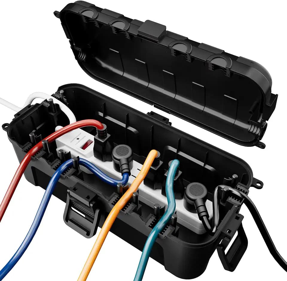 RESTMO Outdoor Electrical Box Waterproof, Extension Cord Cover