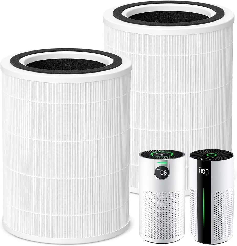 HAP606 Replacement Filter for XenonLab VisionAir HAP606 Air Purifier,2 Pack
