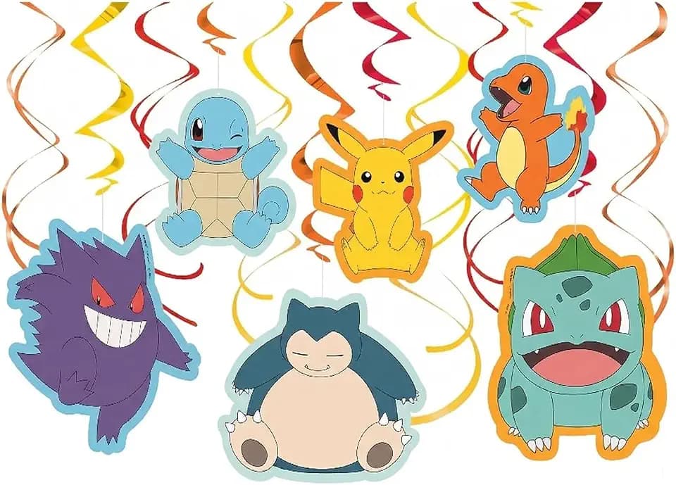 12 POKEMON HNGNG SWRL DECOR
