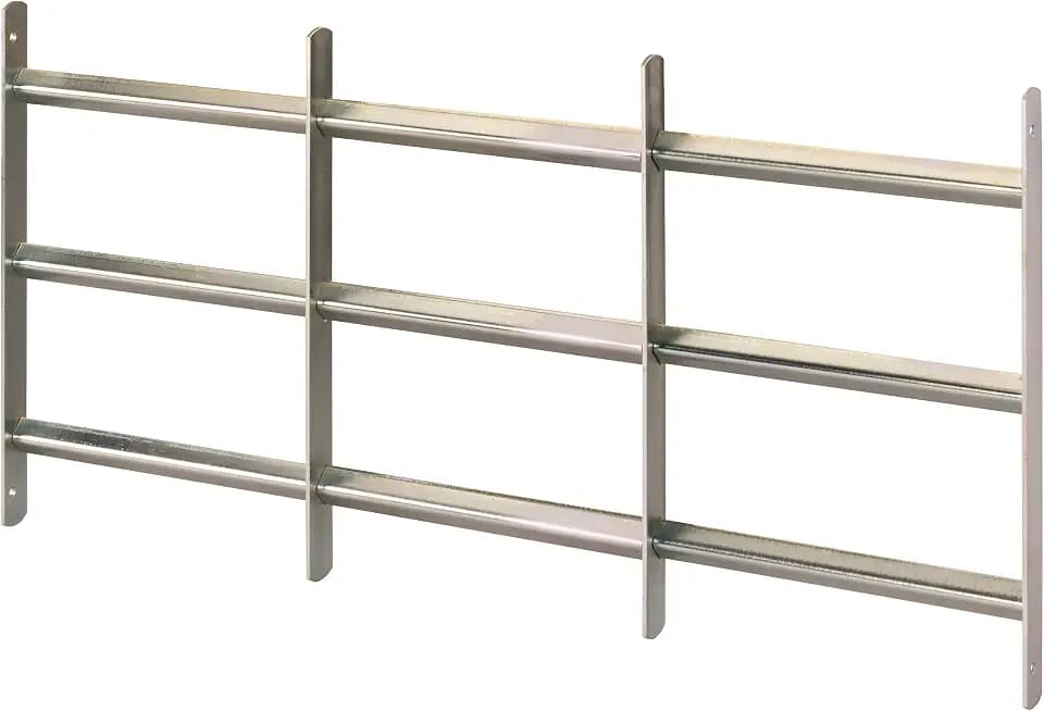 Alberts 553708 Fenstergitter Venlo | ausziehbar | galvanisch blau verzinkt | 450 x 700-1050 mm