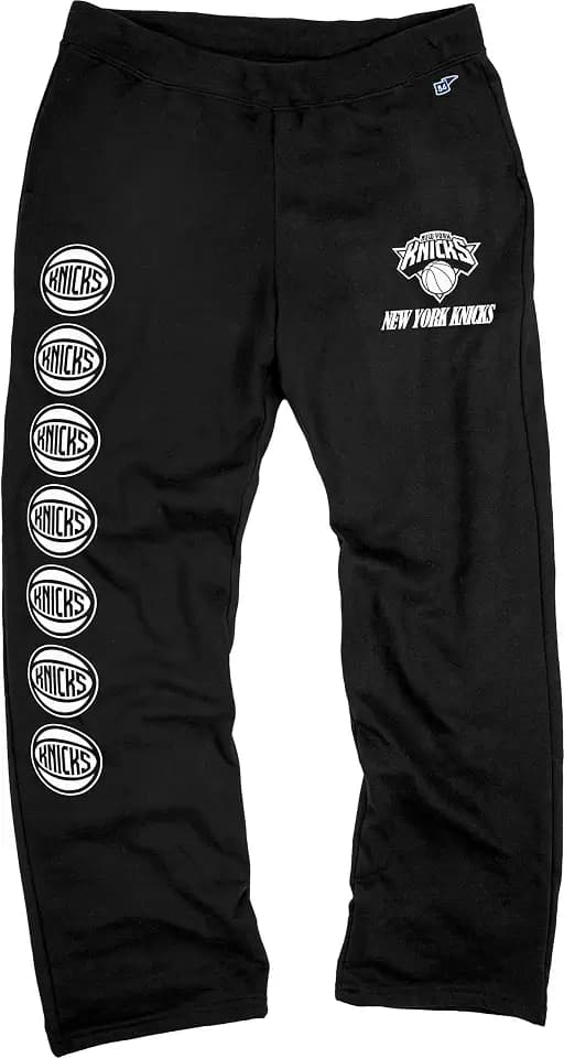 Blue 84 NBA Mens NBA Officially Licensed Sweatpants Iconic Black