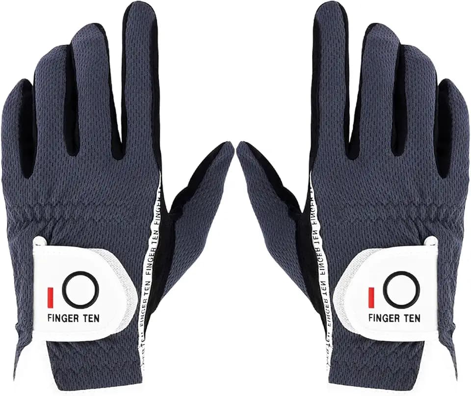 FINGER TEN Rain Grip Golf Gloves Men 1 Pair