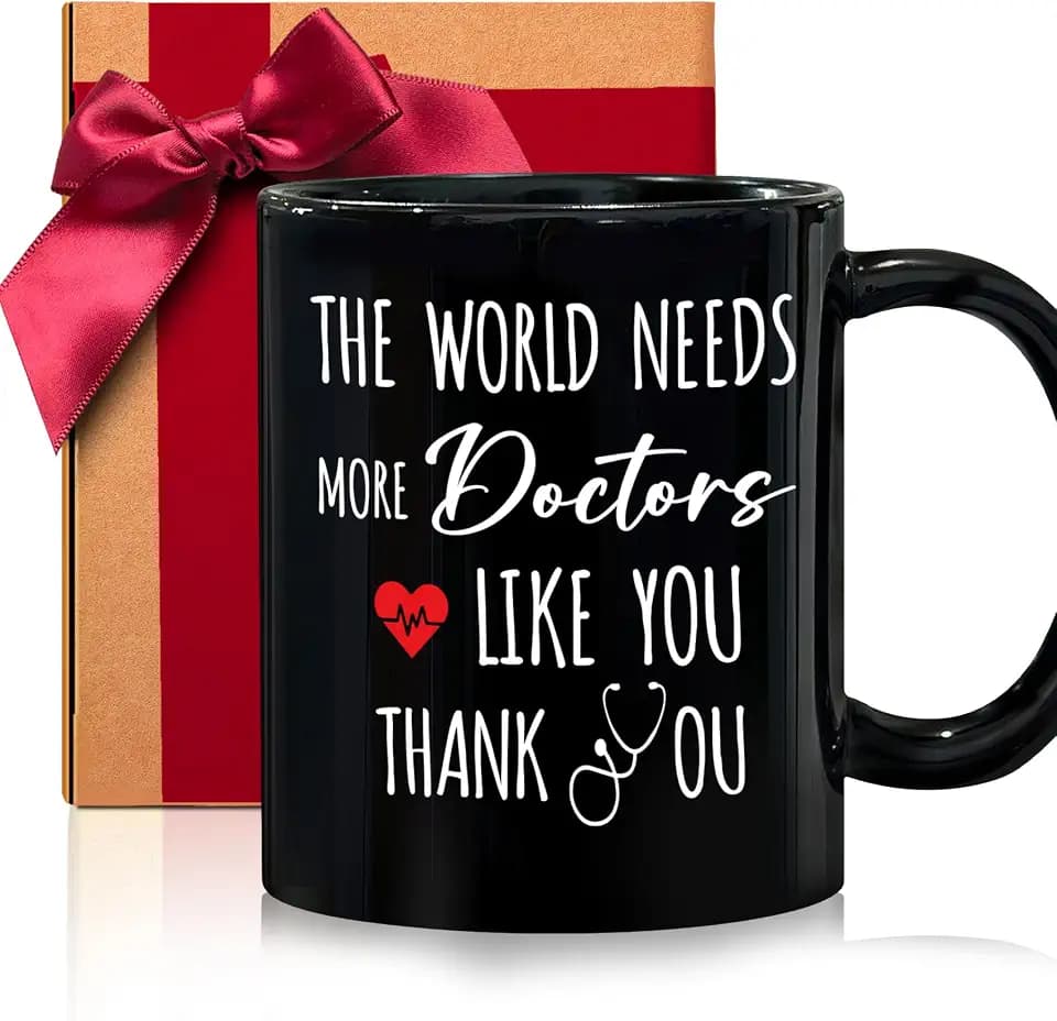 Doctor Thank You Coffee Mug Gift for Men Women, The World Needs More Doctors Like You mug, DoctorAppreciation Gifts, Doctors Tea Cup Gift for Women Men