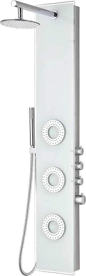ANZZI Shower Panel Tower System, Lynn 58 Inch Long Turbo High Pressure