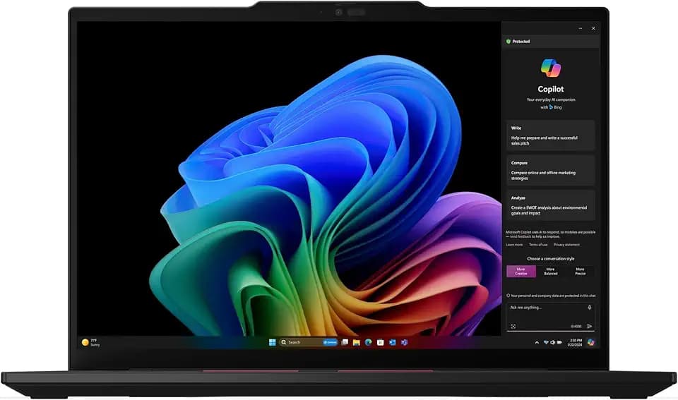 Lenovo ThinkPad T14s Gen 6 21R1-180°-Scharnierdesign - Intel Core Ultra 7 255U - Win 11 Pro - Intel Graphics - 32 GB RAM - 1 TB SSD TCG Opal Encryption 2, NVMe - 35.6 cm (14") IPS 1920 x 1200