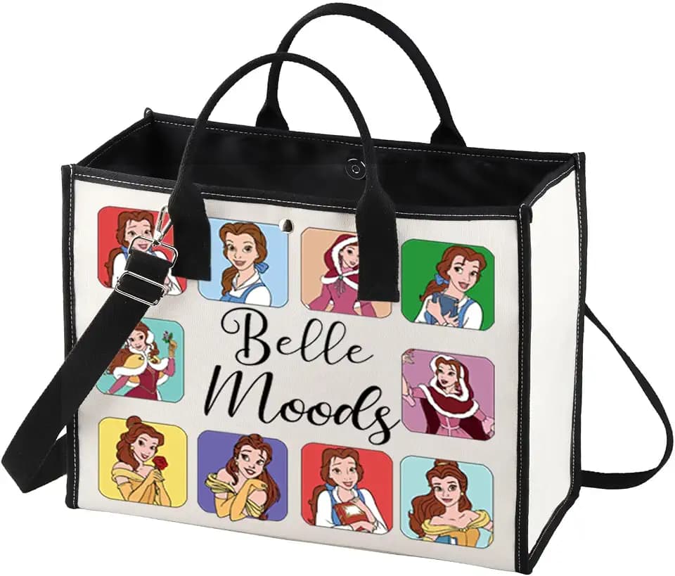 BWWKTOP fairy princess Tote Bag Fantasy Princess Fans Gift fairy princess Shopping Grocery Bag For Movie Fans