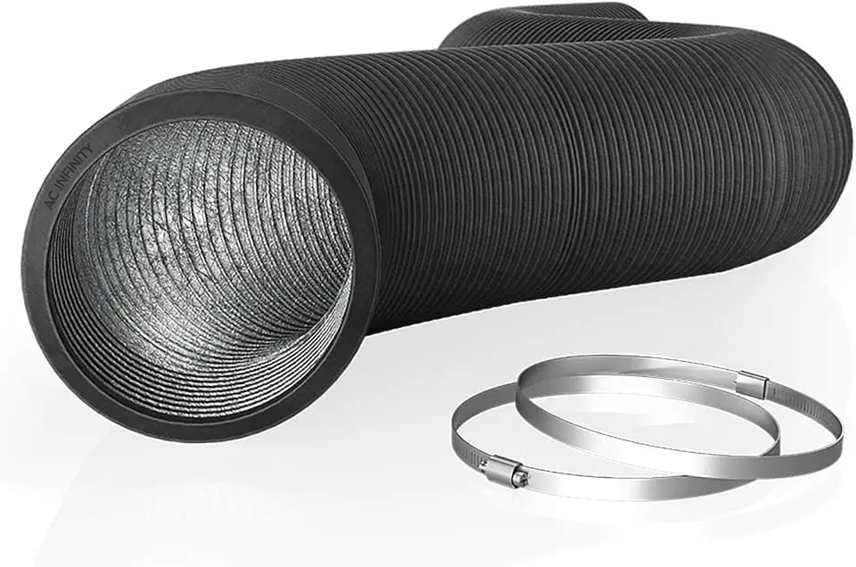AC Infinity Flexible 12-Inch Aluminum Ducting, 25-Feet Long