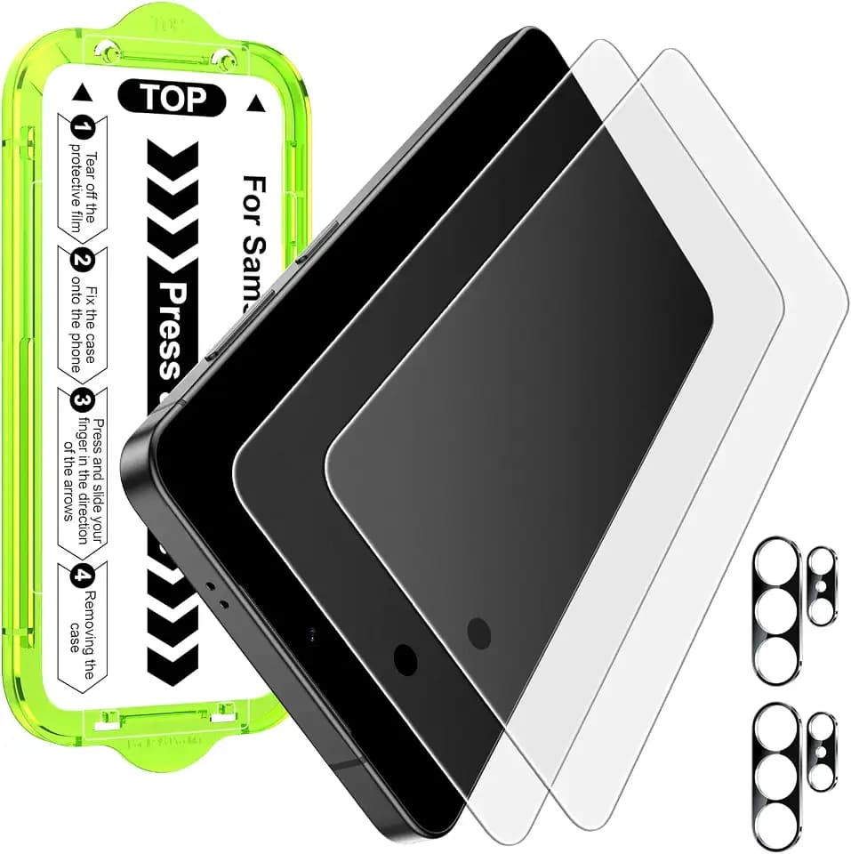 Esanik for Samsung Galaxy S26 Ultra Matte Screen Protector, 9H Tempered Glass Matte Screen with Fast Alignment Tool, Bubble-Free Easy Install, Case Friendly, 2+2 Pack