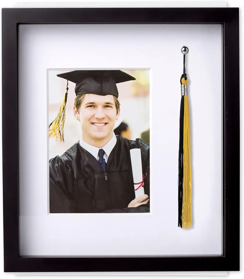Pearhead Graduation Tassel and Photo Shadowbox Frame