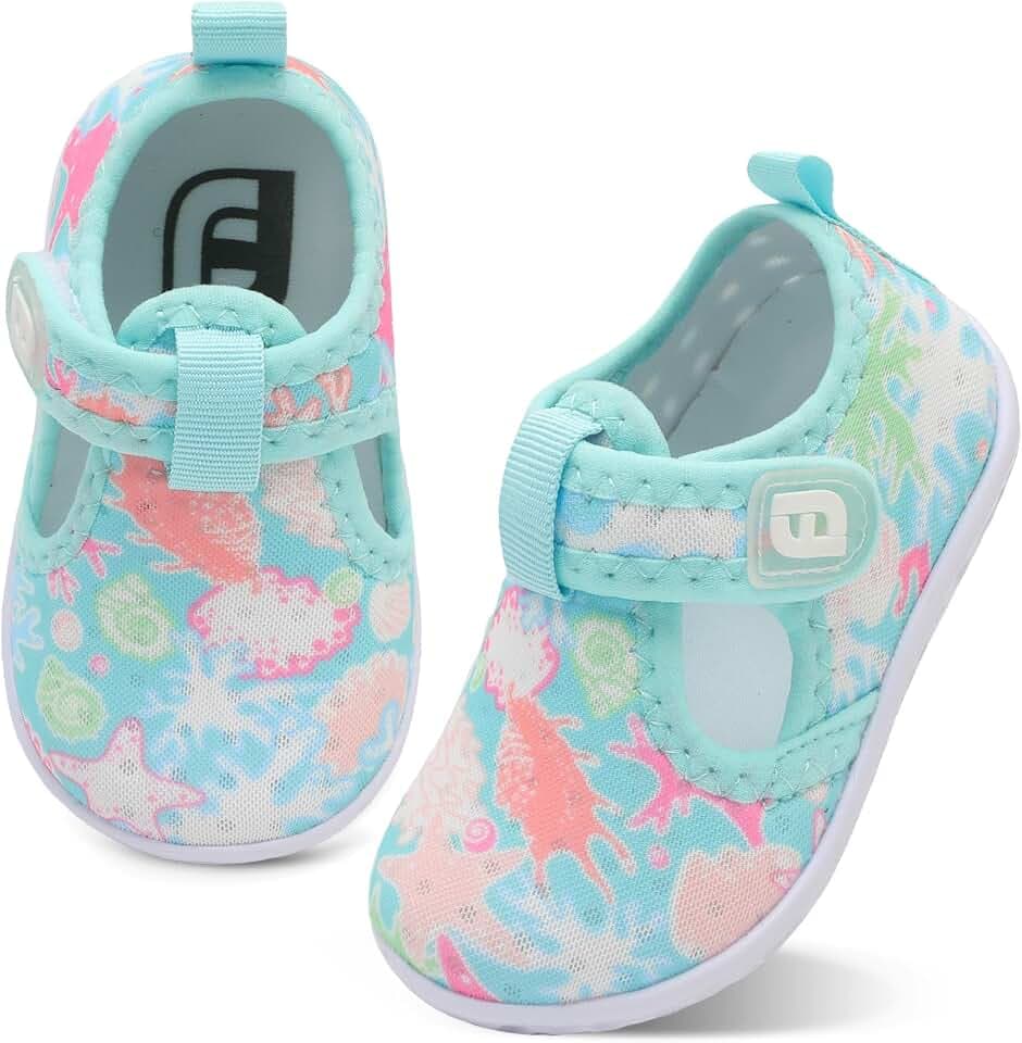 JOINFREE Baby Toddler Water Shoes Boys Girls Sandals Barefoot Kids Breathable Sneakers Shoes for Walking Running