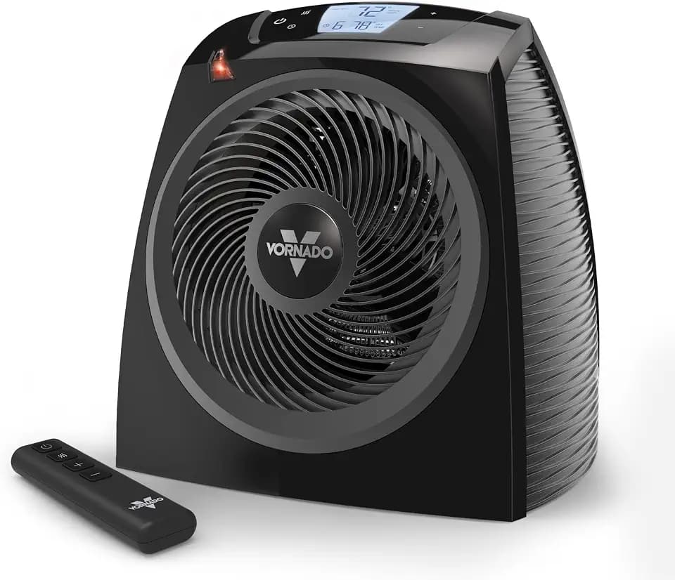 Vornado TAVH10 (2026) Space Heater with Remote, Digital Thermostat, Black