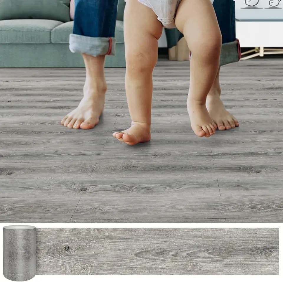 Lareko Peel and Stick Floor Tile, Waterproof Vinyl Plank Flooring