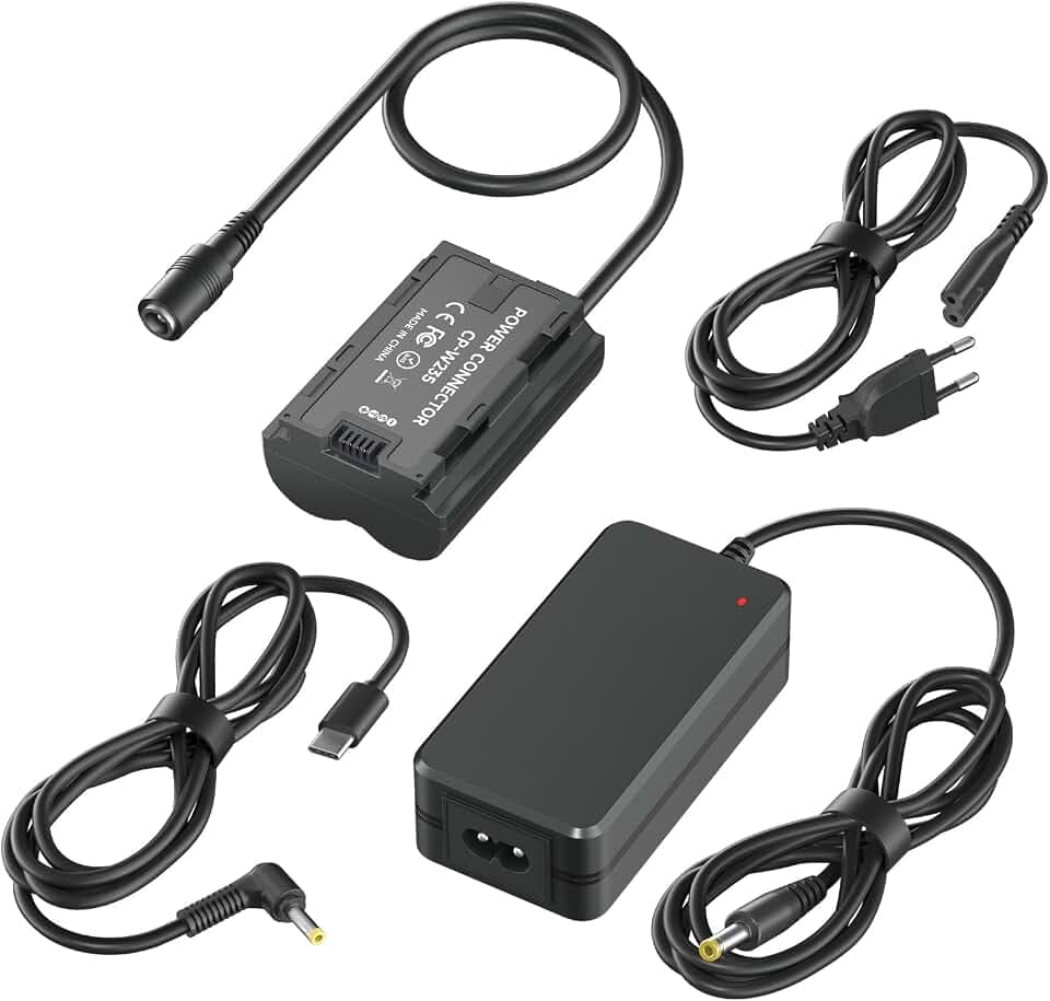 NP-W235 Dummy-Akku-Netzteil mit USB, DC-Koppler, Ersatz für Fujifilm X-T5 X-T4 X-H2S X-H2 GFX50SII GFX100S VG-XT4 X-S20-4266 Kameras Dummy Battery