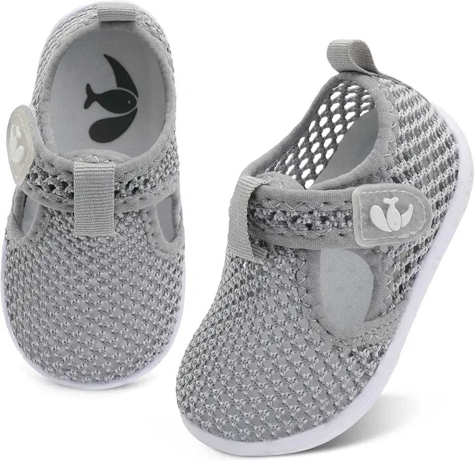 FEETCITY Boys Girls Water Shoes Kids Aqua Socks Quick Dry Barefoot for Beach Swimming Pool