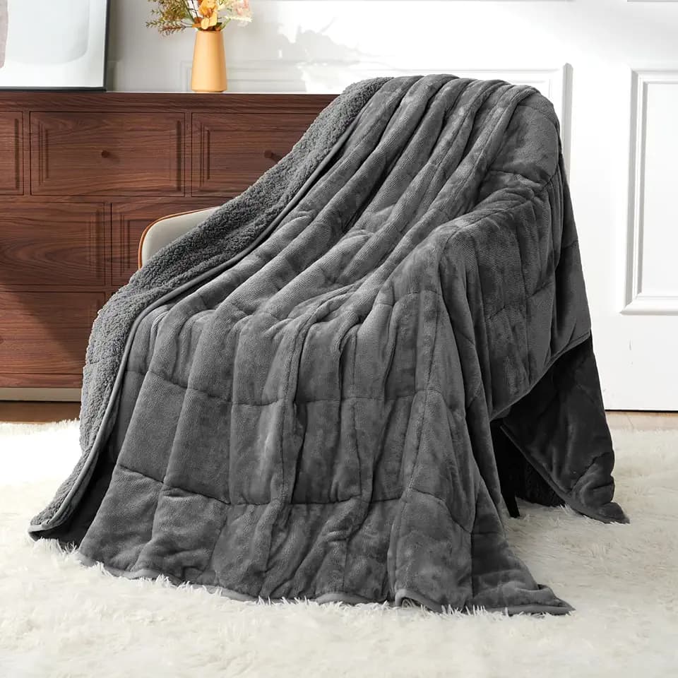 Uttermara Weighted Blankets for Adults Full Size, 15lbs 48x72 inches