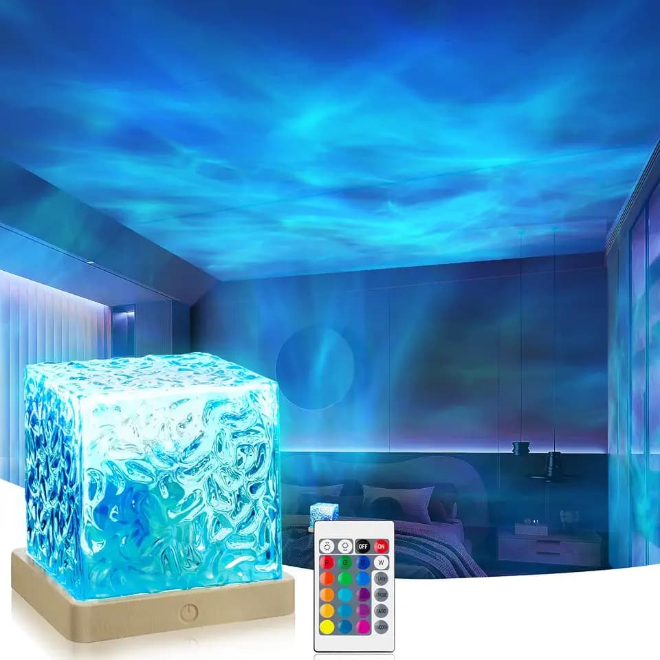 Ocean Projector for Bedroom, Ambient Lighting with Remote for Room Decor