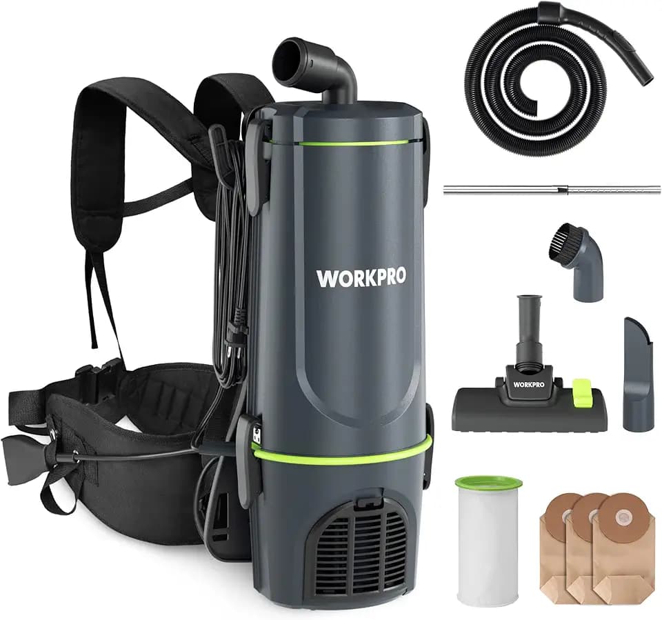 WORKPRO Commercial Backpack Vacuum Cleaner