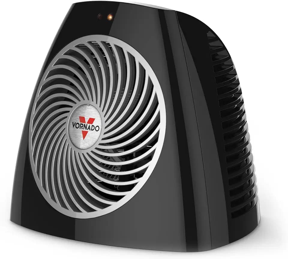Vornado VH202 (2026) Personal Space Heater, 2 Heat Settings, Black